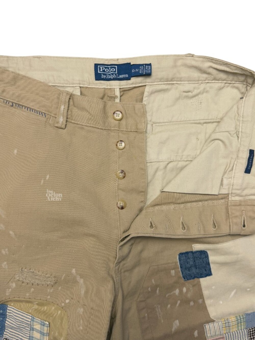 Size 32 x 32 Polo Country x Polo Ralph Lauren The Big Chino-Tan 710P05259001 NWT - Picture 7 of 12